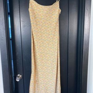 Uo Trinity Cowl Neck Midi Dress